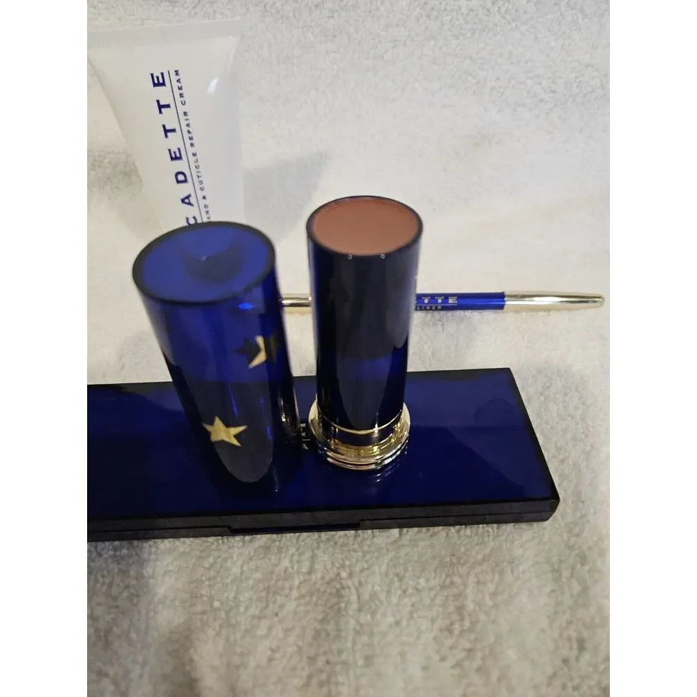 Cadette Makeup 4pc Bundle Lip Teasers & Liner Blush Stick Hand Cream‎ Brand New